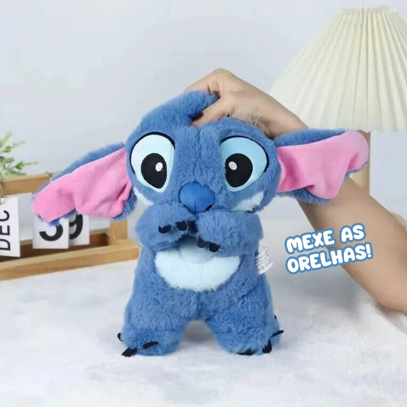 Stitch - Pelúcia que Respira com Luz para Ansiedade