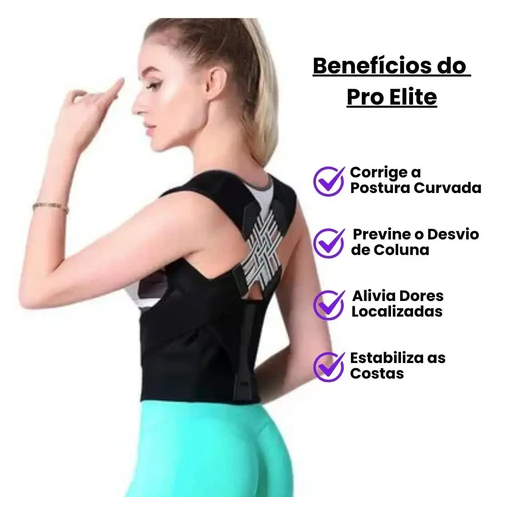 Corretor Postural Pro Elite - [Ajuste Imediato]