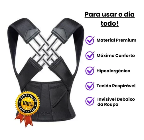 Corretor Postural Pro Elite - [Ajuste Imediato]