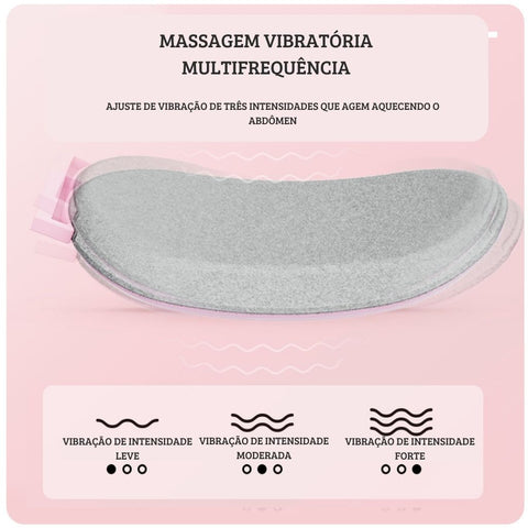 Cinta Térmica Massageadora AlívioPlus - Dores Menstruais e Cólicas