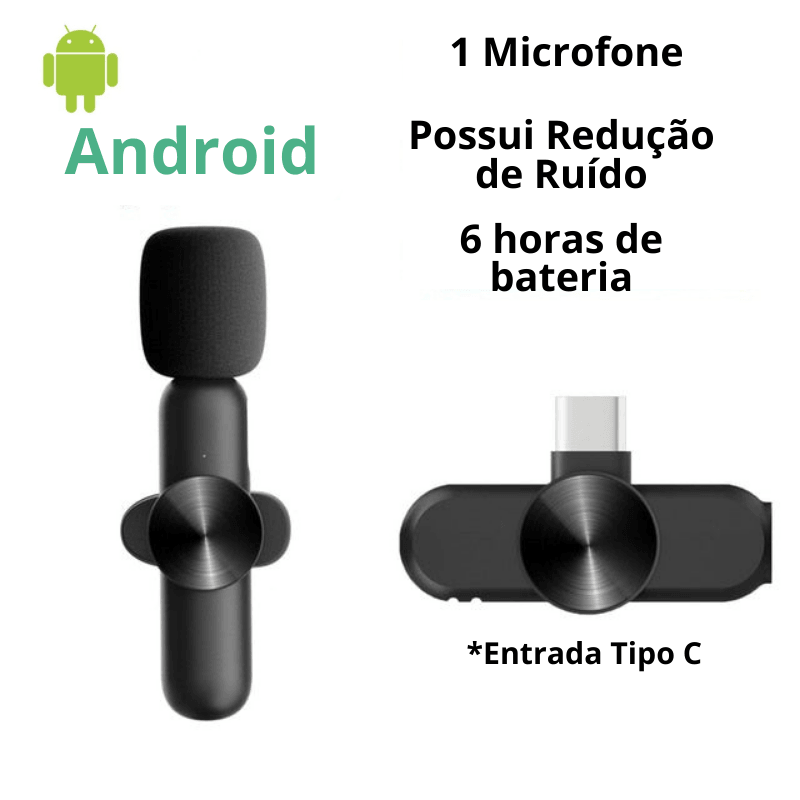 Microfone Profissional De Lapela Sem Fio Speaker®