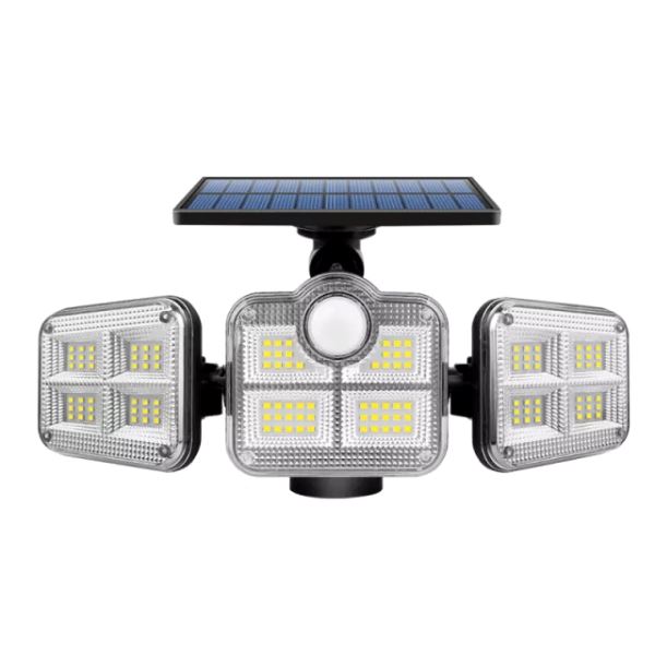 Refletor Solar Externo com LED 3 Cabeças - TripleGlow