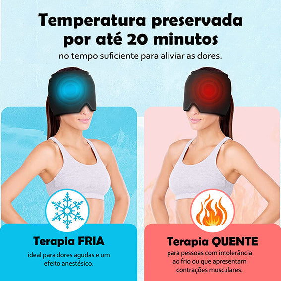 ThermoCare - Touca Terapêutica (Alívio da Enxaqueca)